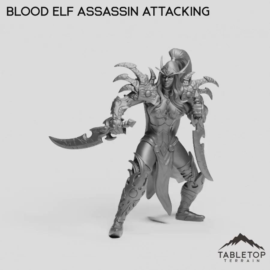 Blood Elf Assassin Attacking