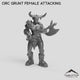 Orc Grunt Female Attacking