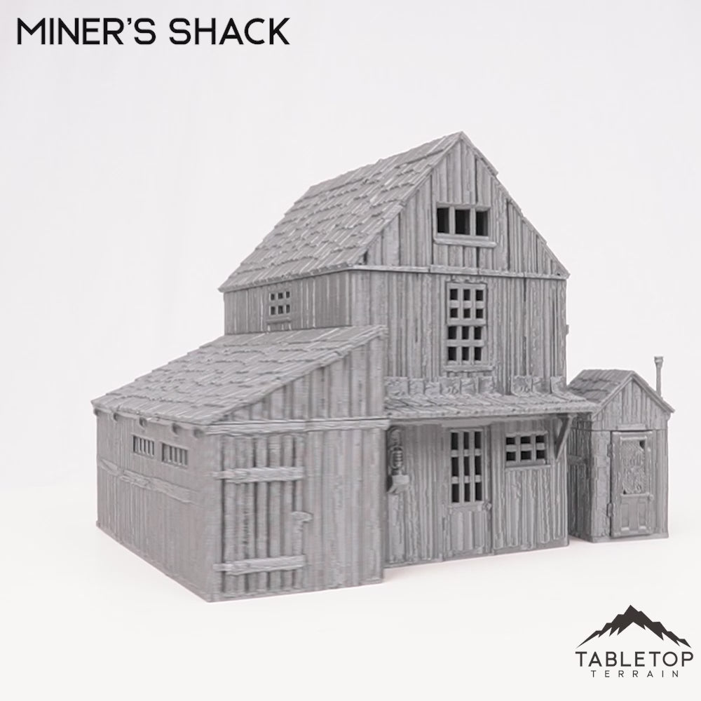 Miners Shack - Wild-West-Gebäude