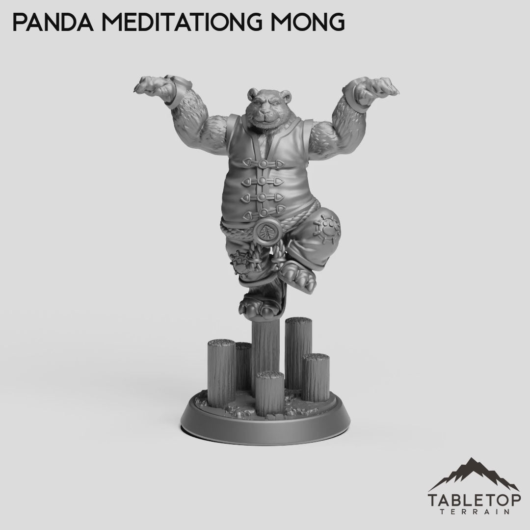 Panda Meditationg Mong