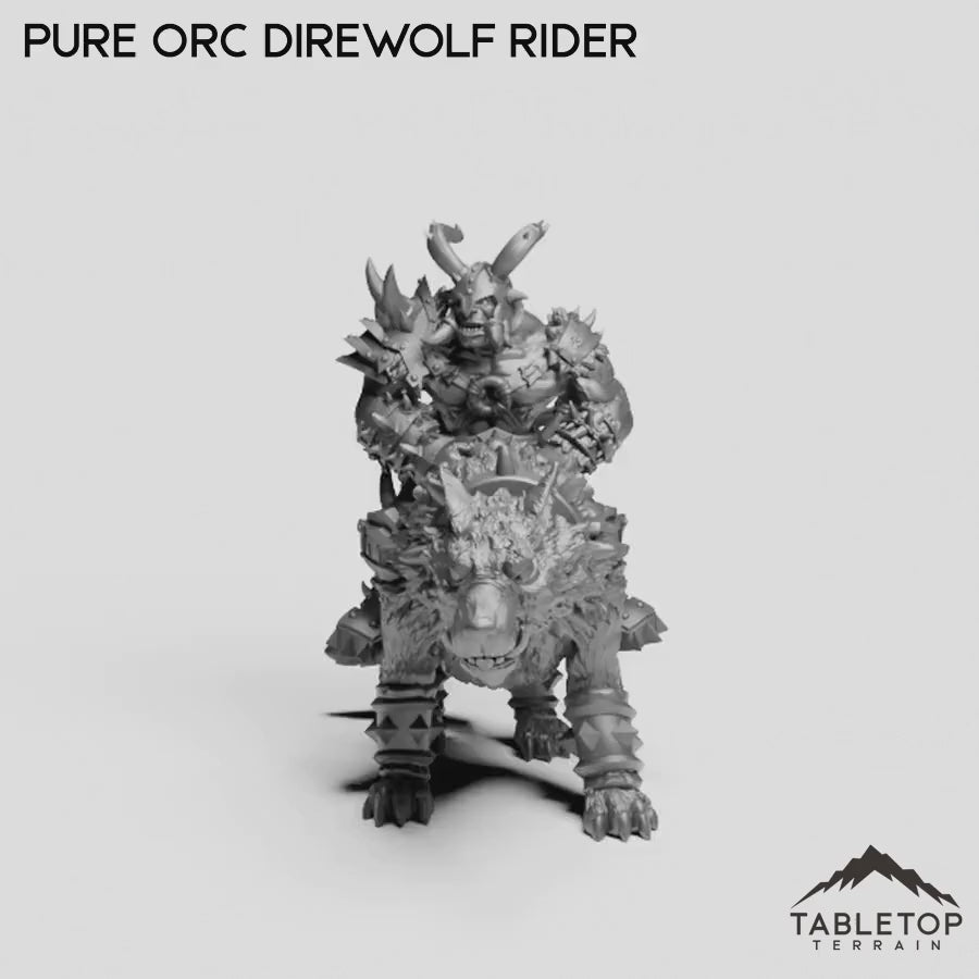 Pure Orc Direwolf Rider