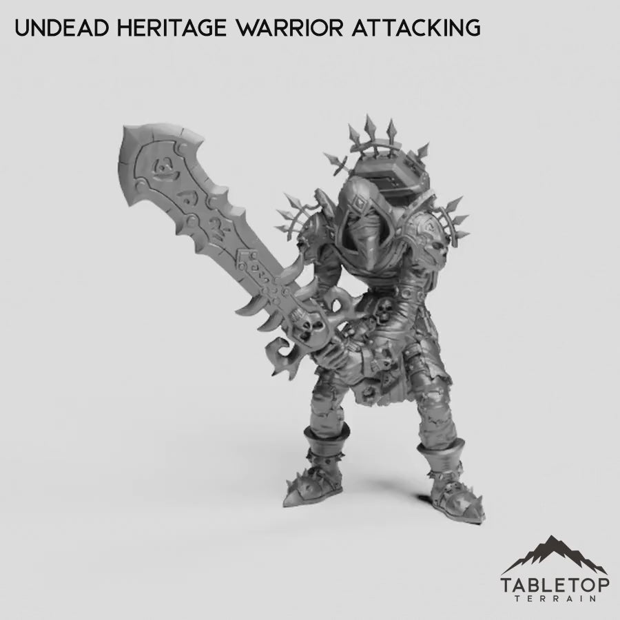 Undead Heritage Warrior Attacking