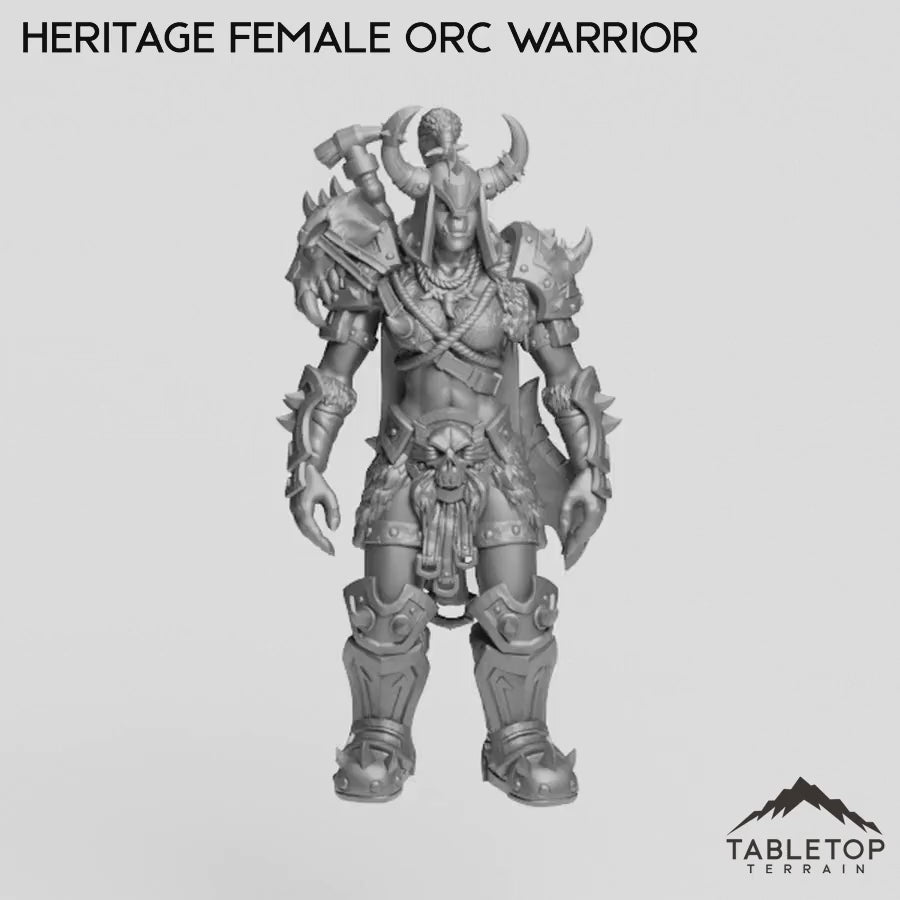 Heritage Female Orc Warrior