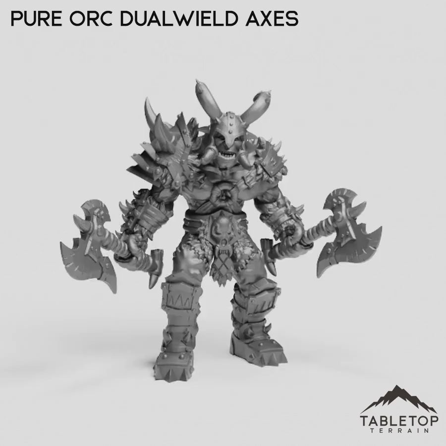 Pure Orc Dualwield Axes