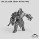 Orc Leader Grom Attacking