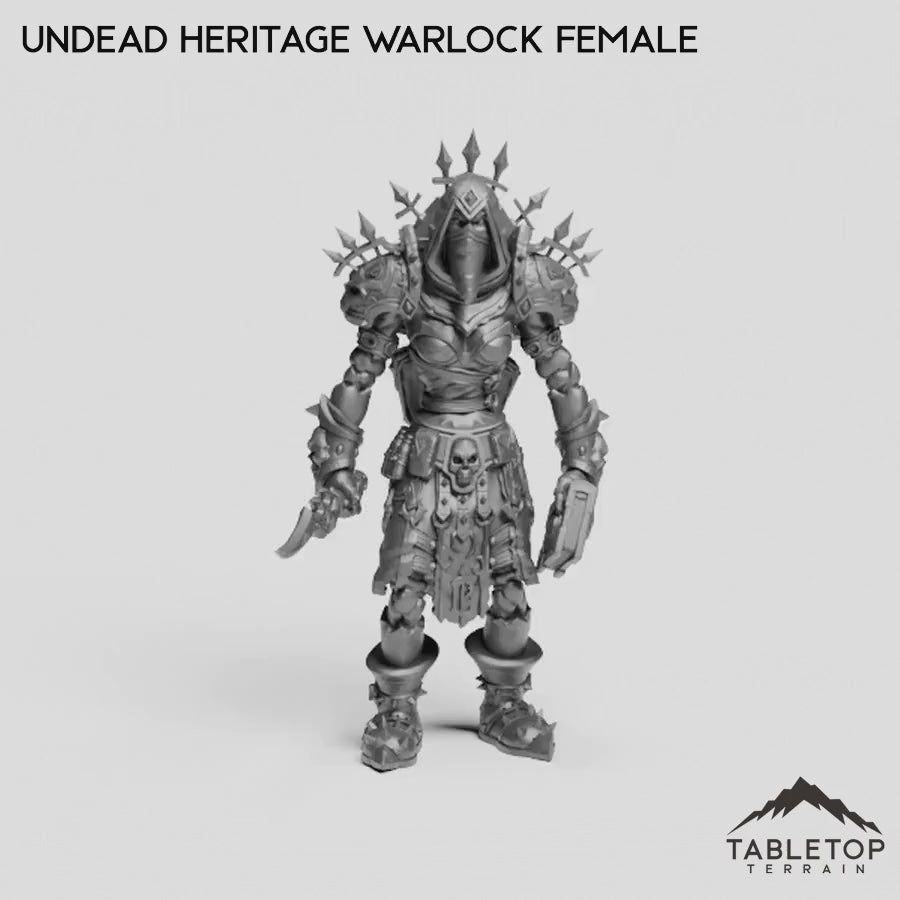 Undead Heritage Warlock Female