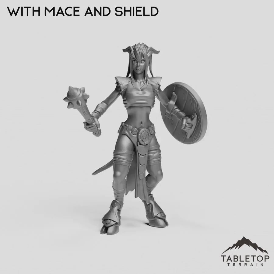 With Mace and Shield