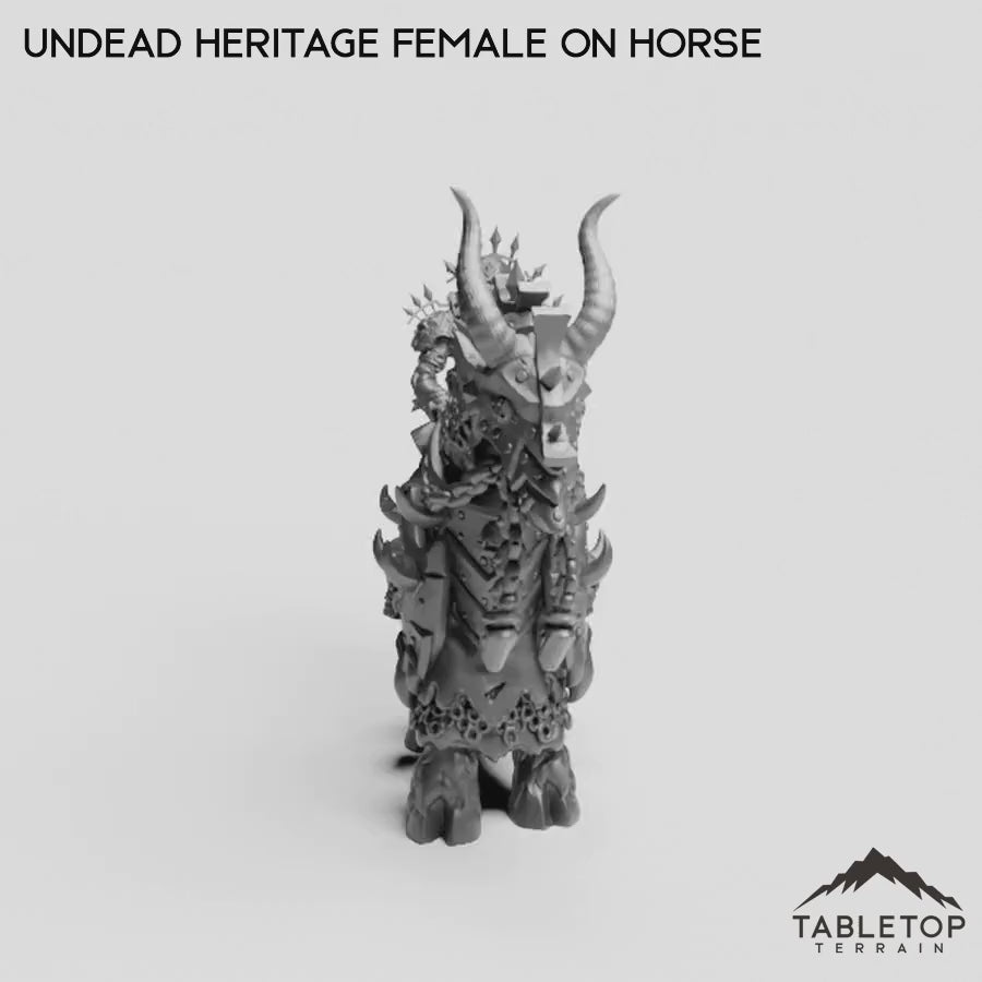 Undead Heritage Female on Horse