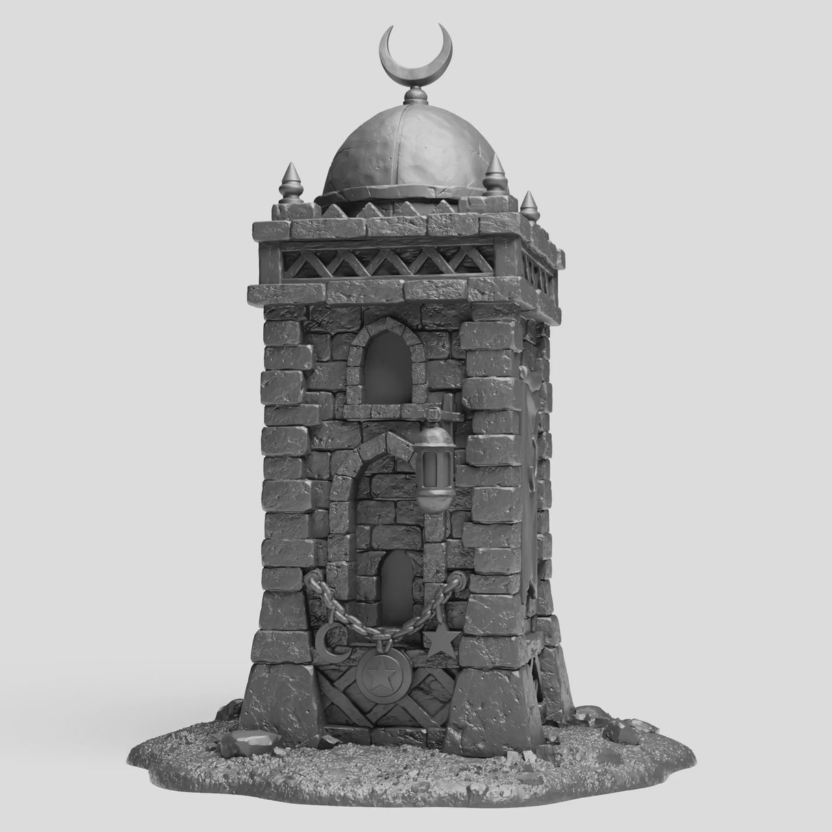 Miniature Mosque - Grimdark Terrain