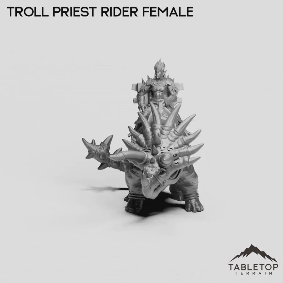 Troll Priest Rider Female