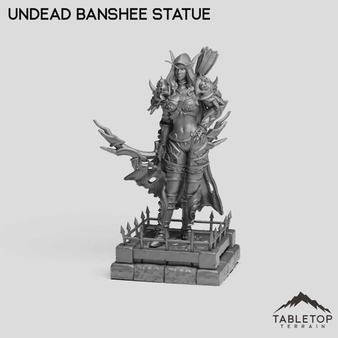 Undead Banshee Statue