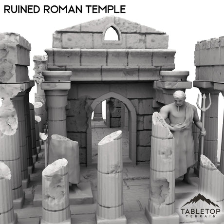 Tabletop Terrain Ruins Ruined Roman Temple