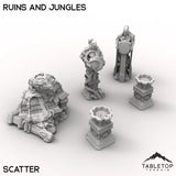 Tabletop Terrain Terrain Scatter Terrain / 32mm Competitive Fantasy Ruins and Jungles