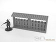 Tabletop Terrain Walls Straight Samurai Wooden Wall Set