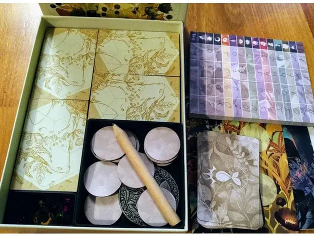 Tabletop Terrain Board Game Insert Spirits of the Forest with Moonlight Expansion Board Game Insert / Organizer
