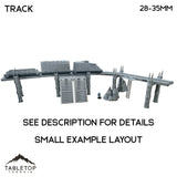Tabletop Terrain 40mm / Accessory - Track Full Set Repulsor Land Train