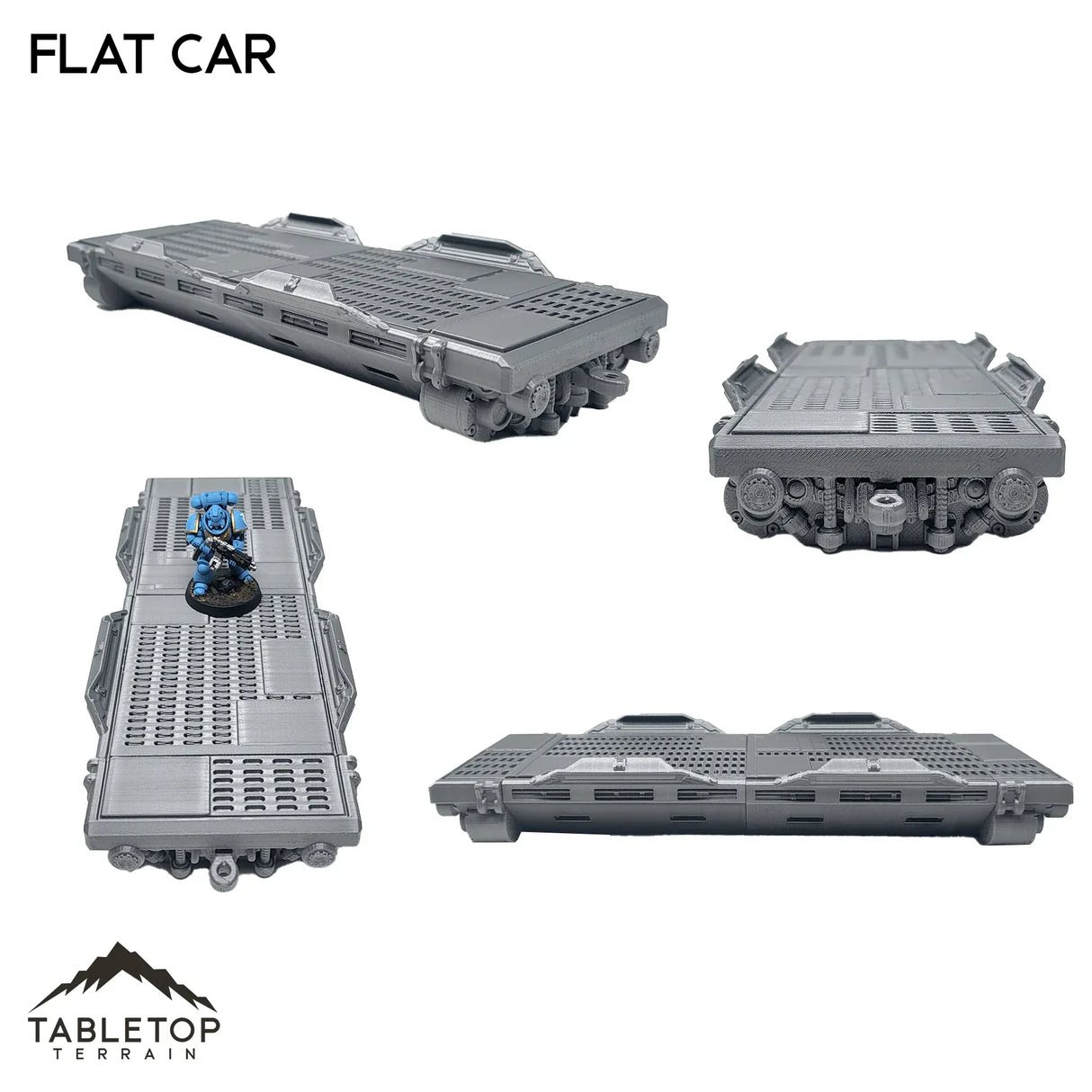 Tabletop Terrain 40mm / Car - Flatcar Repulsor Land Train