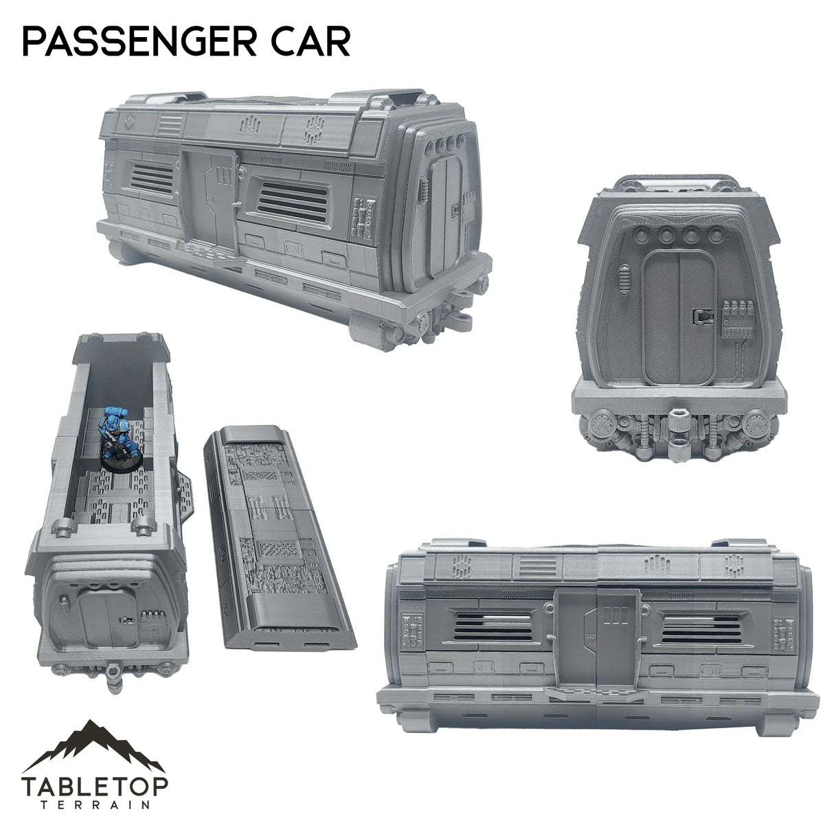 Tabletop Terrain 40mm / Car - Passenger Car Repulsor Land Train