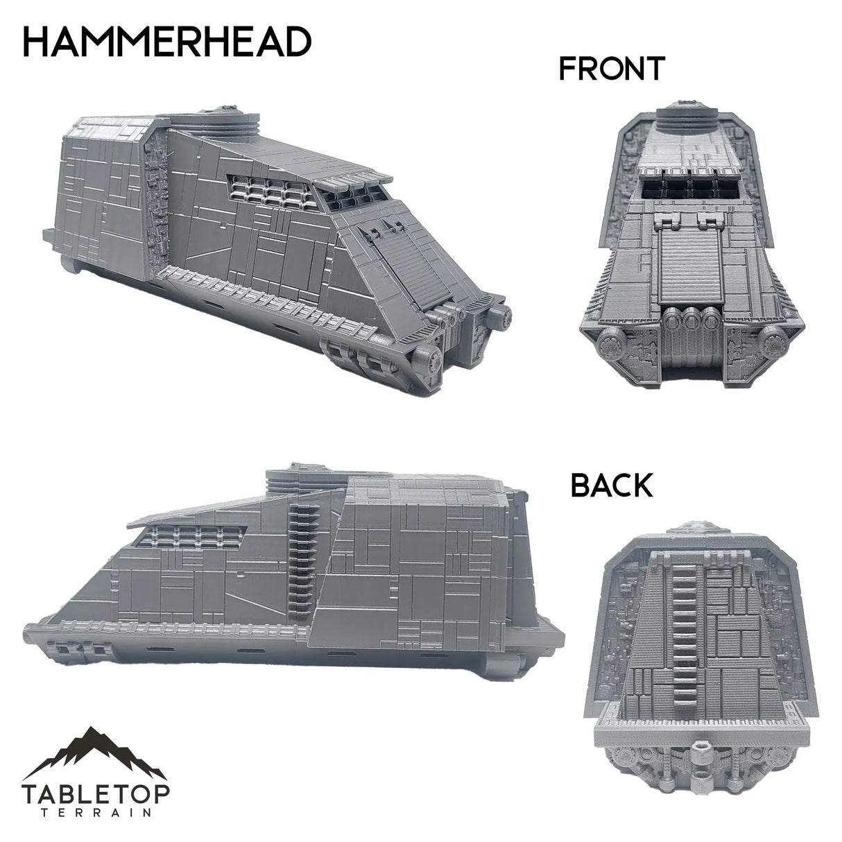 Tabletop Terrain 40mm / Engine - Hammerhead Repulsor Land Train