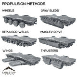 Tabletop Terrain 40mm / Propulsion - Thrusters Repulsor Land Train