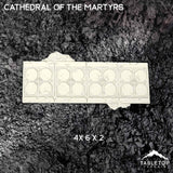 Tabletop Terrain Accessory 11e Cathedral of the Martyrs Template Set