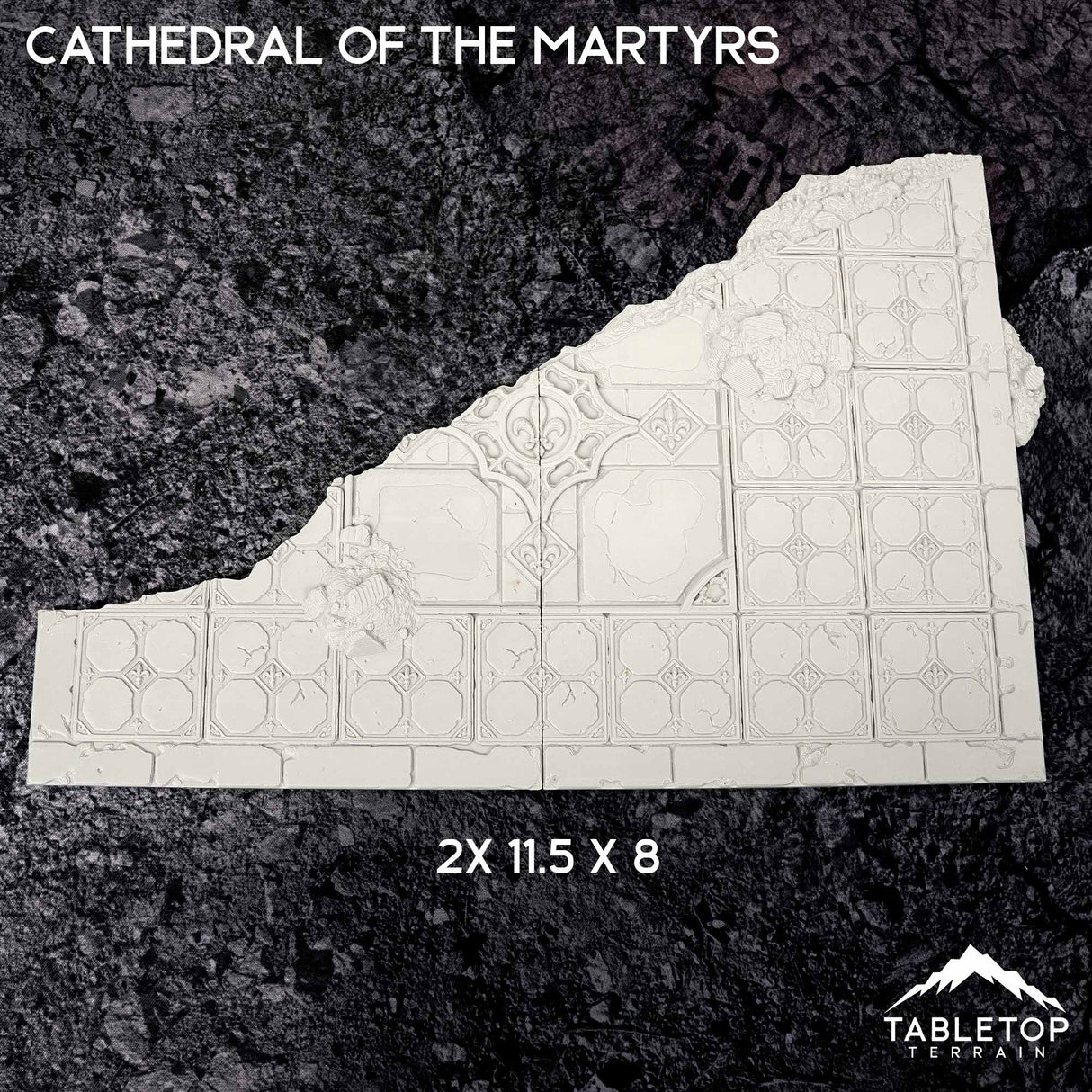 Tabletop Terrain Accessory 11e Cathedral of the Martyrs Template Set