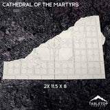 Tabletop Terrain Accessory 11e Cathedral of the Martyrs Template Set