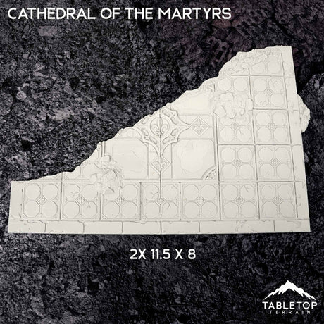 Tabletop Terrain Accessory 11e Cathedral of the Martyrs Template Set