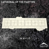 Tabletop Terrain Accessory 11e Cathedral of the Martyrs Template Set