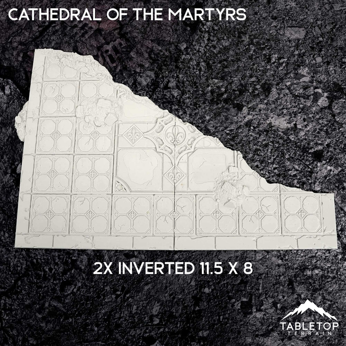 Tabletop Terrain Accessory 11e Cathedral of the Martyrs Template Set