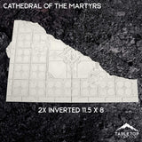 Tabletop Terrain Accessory 11e Cathedral of the Martyrs Template Set