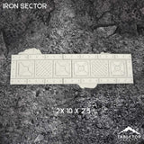 Tabletop Terrain Accessory 11e Iron Sector Template Set