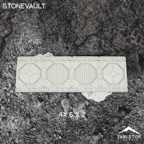 Tabletop Terrain Accessory 11e Stonevault Template Set