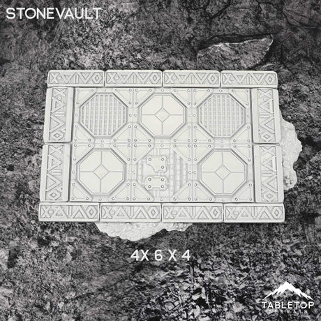 Tabletop Terrain Accessory 11e Stonevault Template Set
