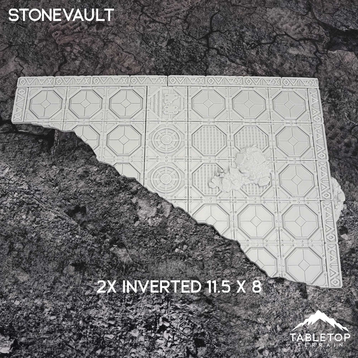 Tabletop Terrain Accessory 11e Stonevault Template Set