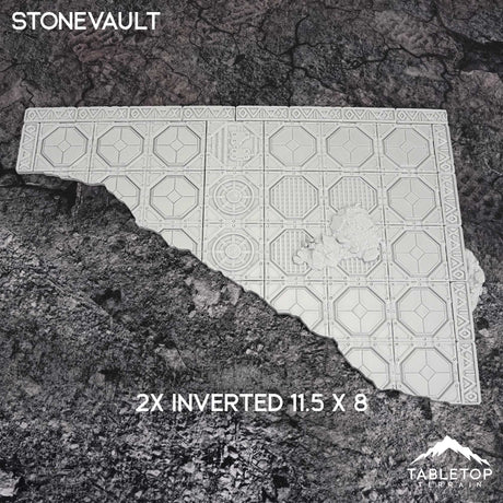 Tabletop Terrain Accessory 11e Stonevault Template Set