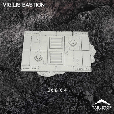 Tabletop Terrain Accessory 11e Vigilis Bastion Template Set
