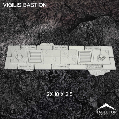 Tabletop Terrain Accessory 11e Vigilis Bastion Template Set