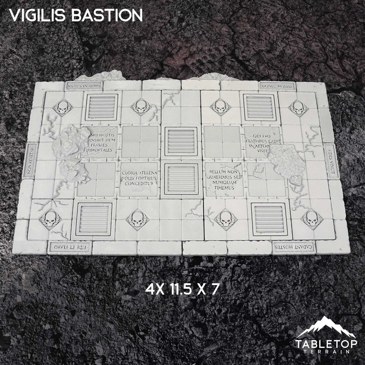 Tabletop Terrain Accessory 11e Vigilis Bastion Template Set