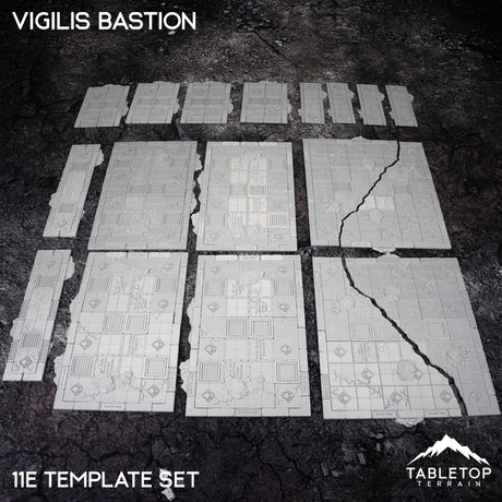 Tabletop Terrain Accessory 11e Vigilis Bastion Template Set
