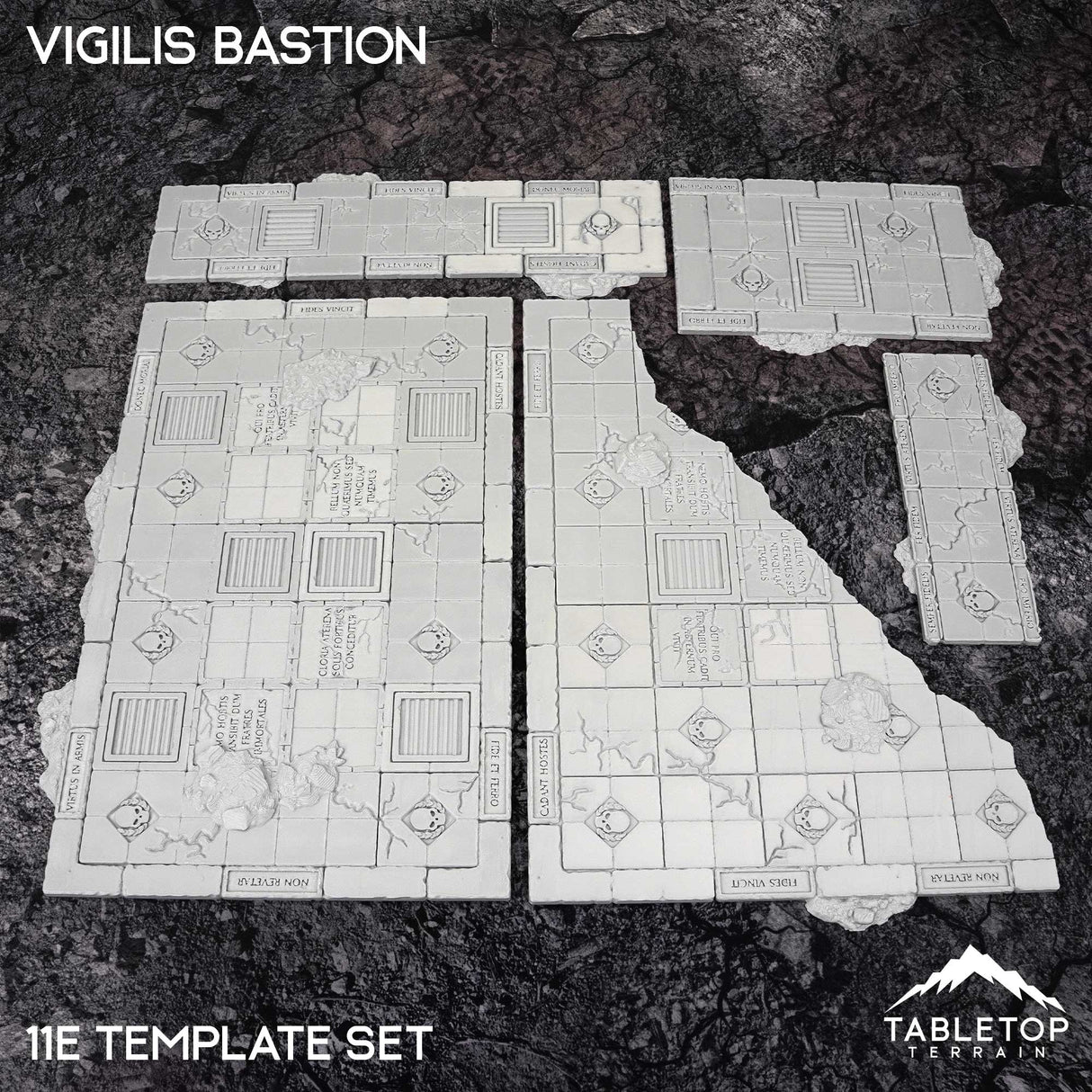 Tabletop Terrain Accessory 11e Vigilis Bastion Template Set