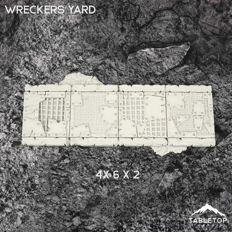 Tabletop Terrain Accessory 11e Wreckers Yard Template Set