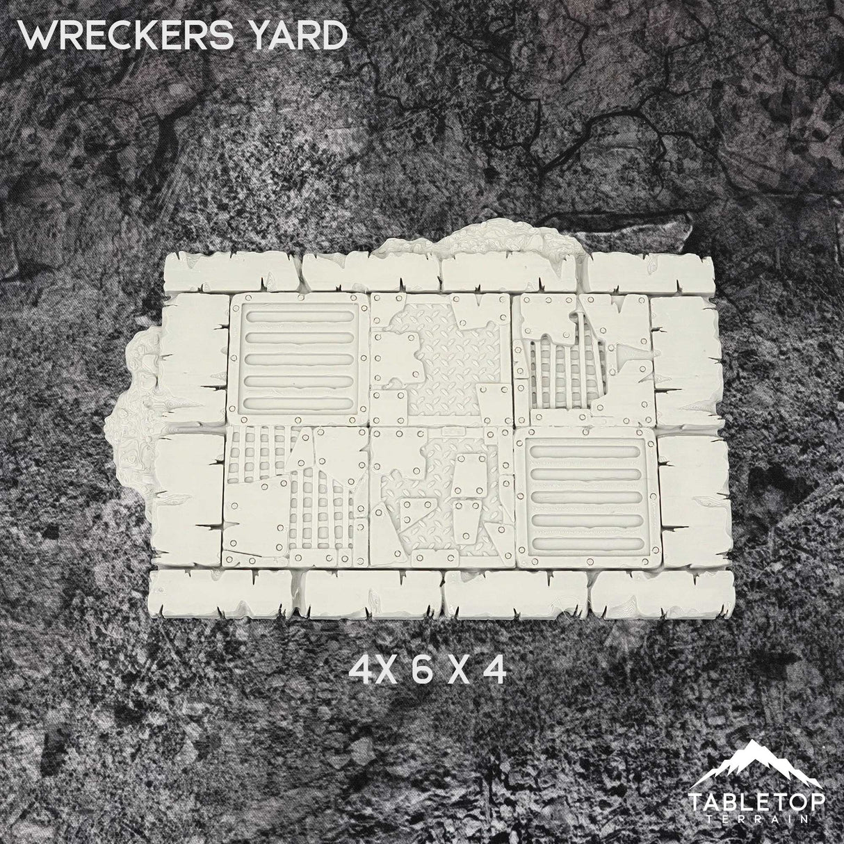 Tabletop Terrain Accessory 11e Wreckers Yard Template Set