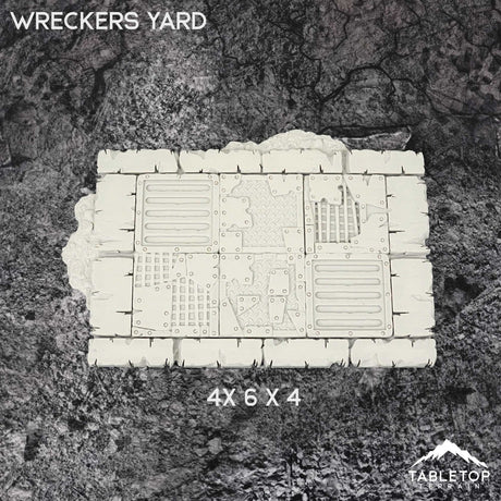 Tabletop Terrain Accessory 11e Wreckers Yard Template Set