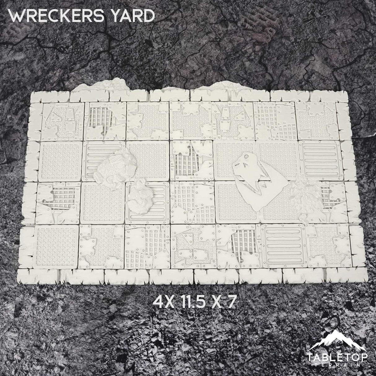 Tabletop Terrain Accessory 11e Wreckers Yard Template Set