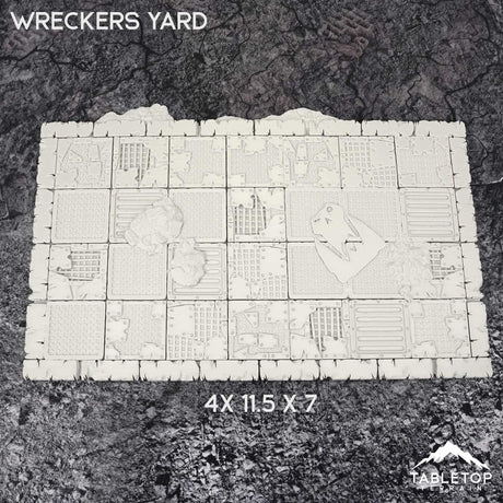 Tabletop Terrain Accessory 11e Wreckers Yard Template Set