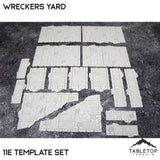 Tabletop Terrain Accessory 11e Wreckers Yard Template Set