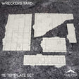 Tabletop Terrain Accessory 11e Wreckers Yard Template Set
