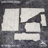 Tabletop Terrain Accessory 11e Wreckers Yard Template Set