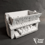 Tabletop Terrain Accessory 12mm Rapid Fire Dicebox - Fantasy Cottage